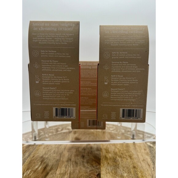 NIB Grove Co. Multi Purpose Cleaner Concentrate Orange & Rosemary 6 1oz Bottles - Picture 3 of 4